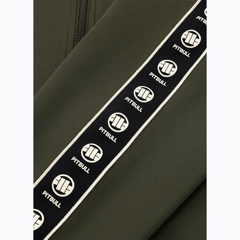 Herrenpullover Pitbull Track Jacket Powers old green 7