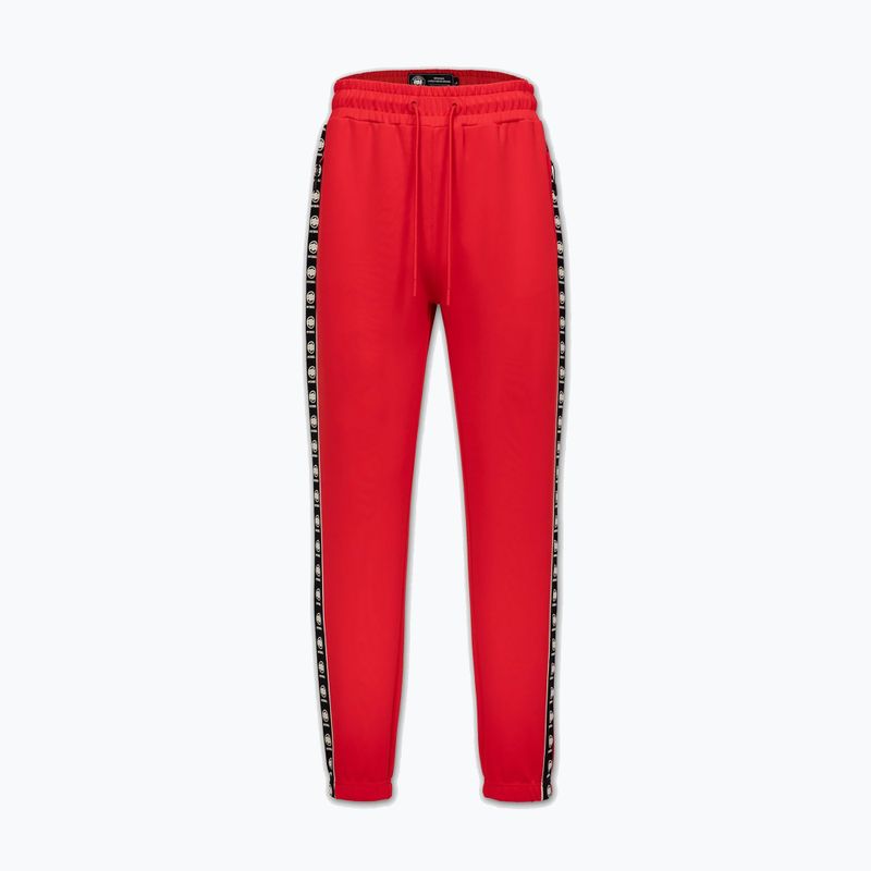 Herrenhose Pitbull Track Powers fluo/red 3