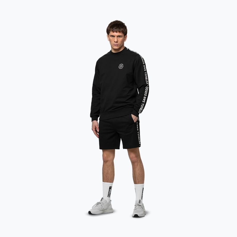 Herrenpullover Pitbull Tape Parker Crewneck black 2