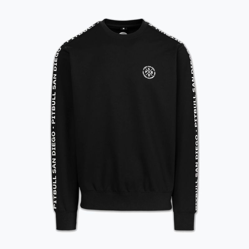 Herrenpullover Pitbull Tape Parker Crewneck black 5