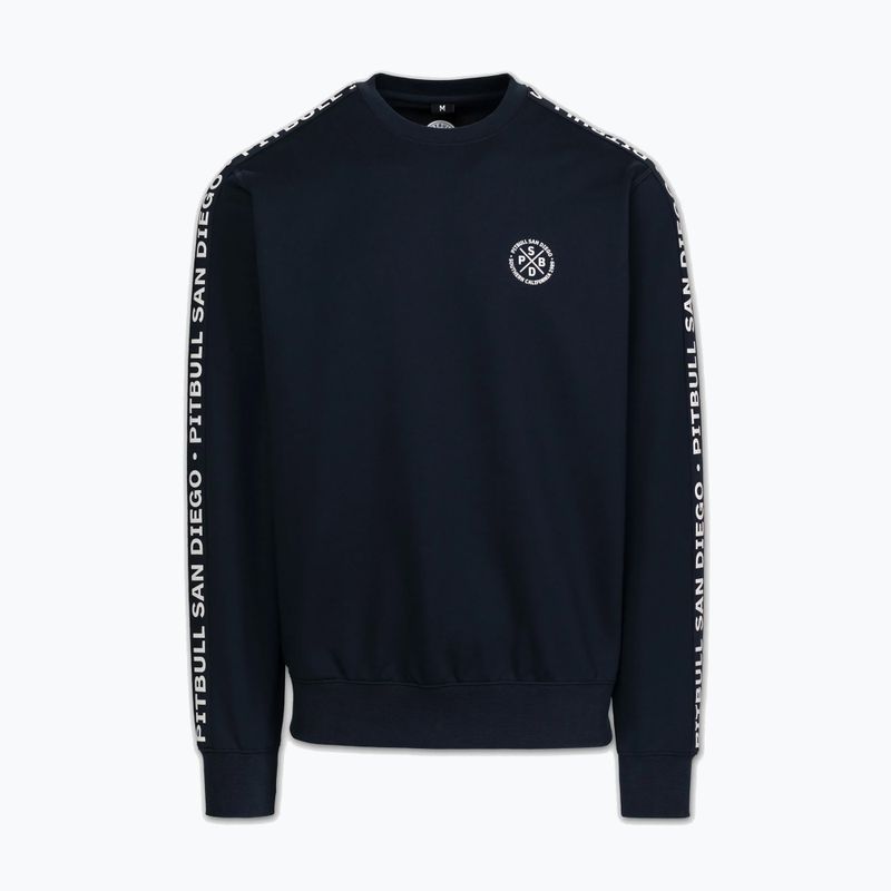 Herrenpullover Pitbull Tape Parker Crewneck dark navy 4