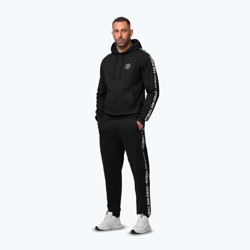 Herrenpullover Pitbull Tape Parker Hooded black 2