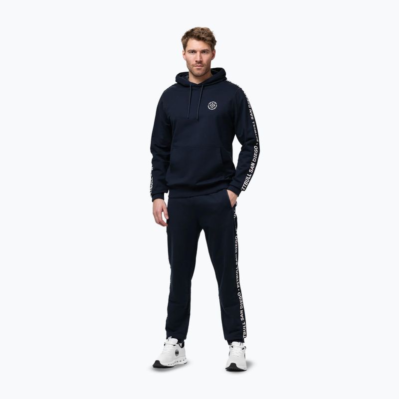 Herrenpullover Pitbull Tape Parker Hooded dark navy 2
