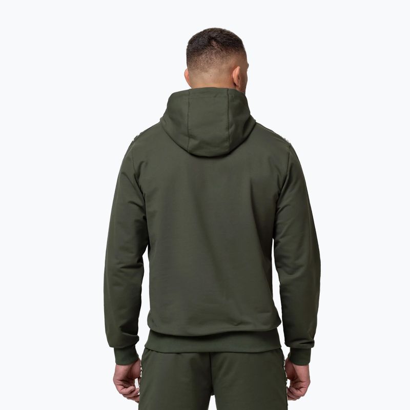 Herrenpullover Pitbull Tape Parker Hooded old green 3