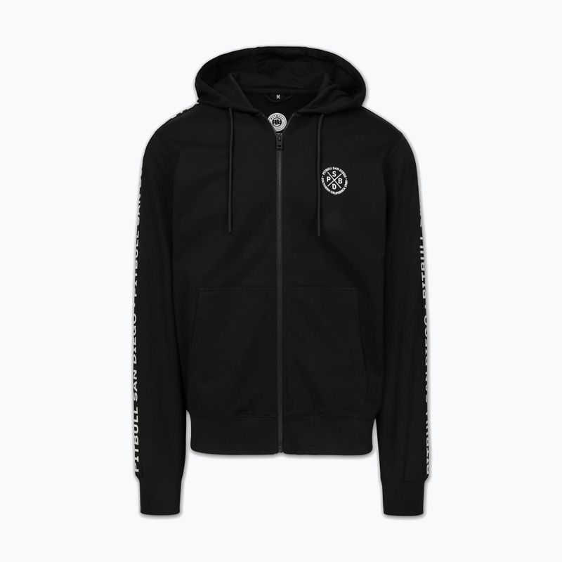 Herrenpullover Pitbull Tape Parker Hooded Zip black 3