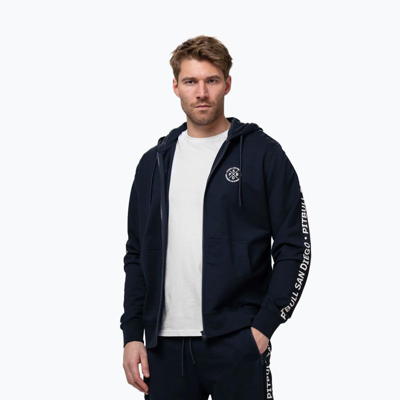 Herrenpullover Pitbull Tape Parker Hooded Zip dark navy 4