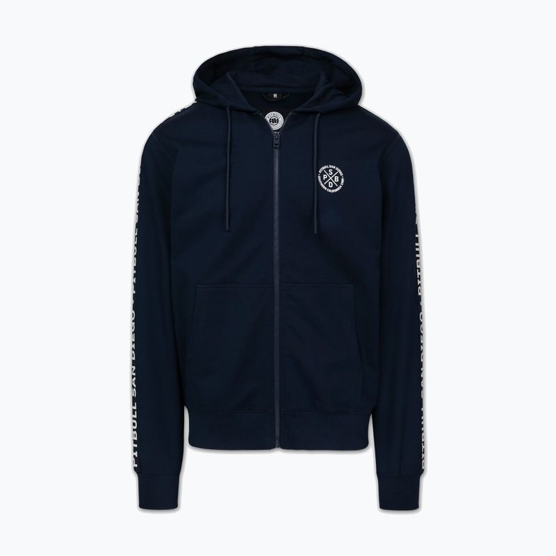 Herrenpullover Pitbull Tape Parker Hooded Zip dark navy 5