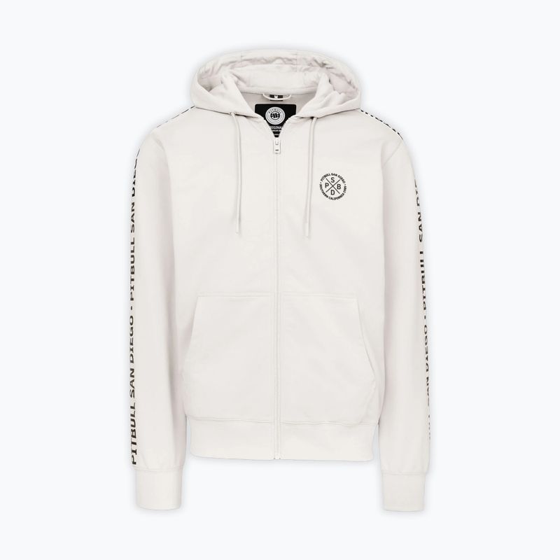 Herrenpullover Pitbull Tape Parker Hooded Zip off white 3