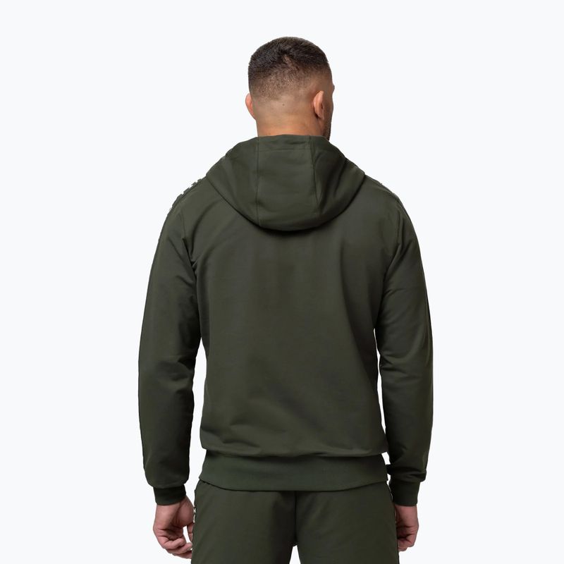Herrenpullover Pitbull Tape Parker Hooded Zip old green 3