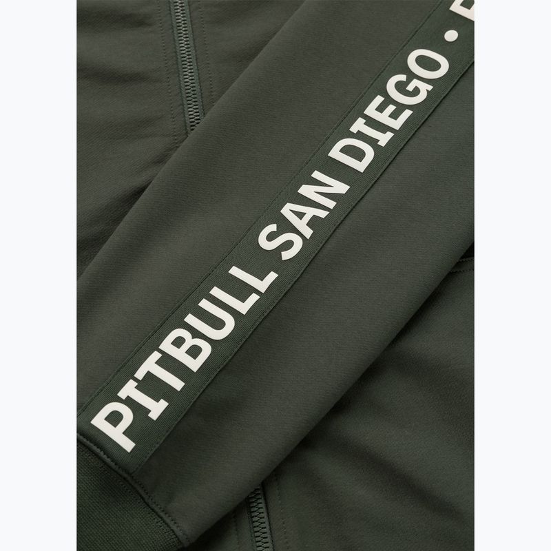 Herrenpullover Pitbull Tape Parker Hooded Zip old green 11