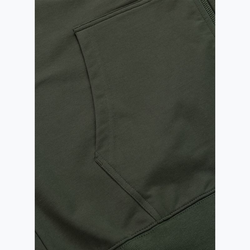 Herrenpullover Pitbull Tape Parker Hooded Zip old green 12