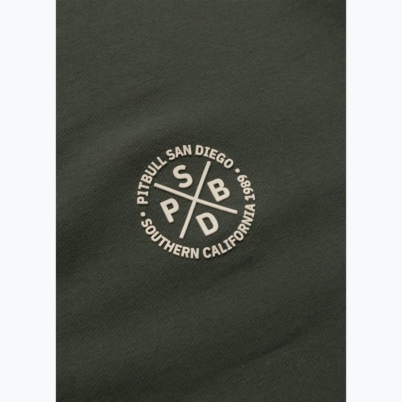 Herrenpullover Pitbull Tape Parker Hooded Zip old green 13