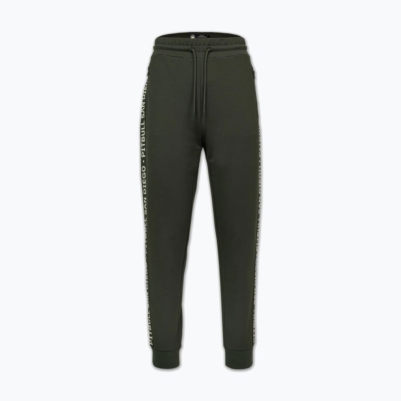Herrenhose Pitbull Tape Parker Jogging old green 3