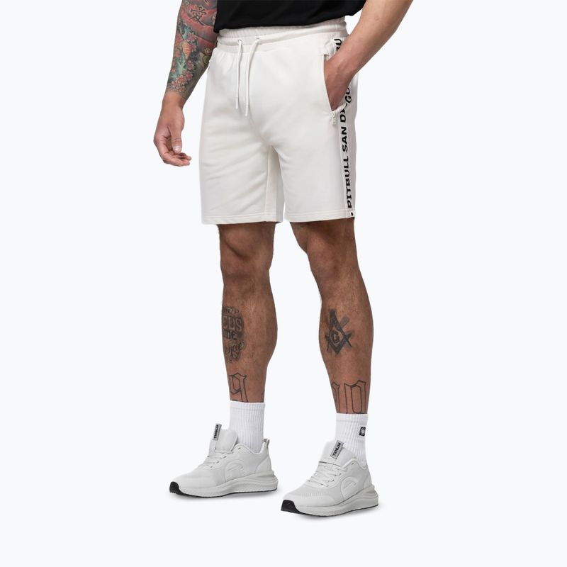 Herren-Shorts Pitbull Tape Parker off white 5