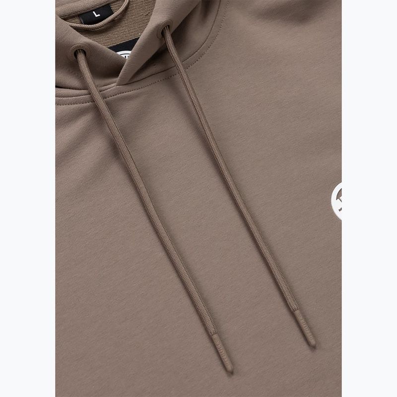Herrenpullover Pitbull Nugget Small Logo Hooded brown savana 7