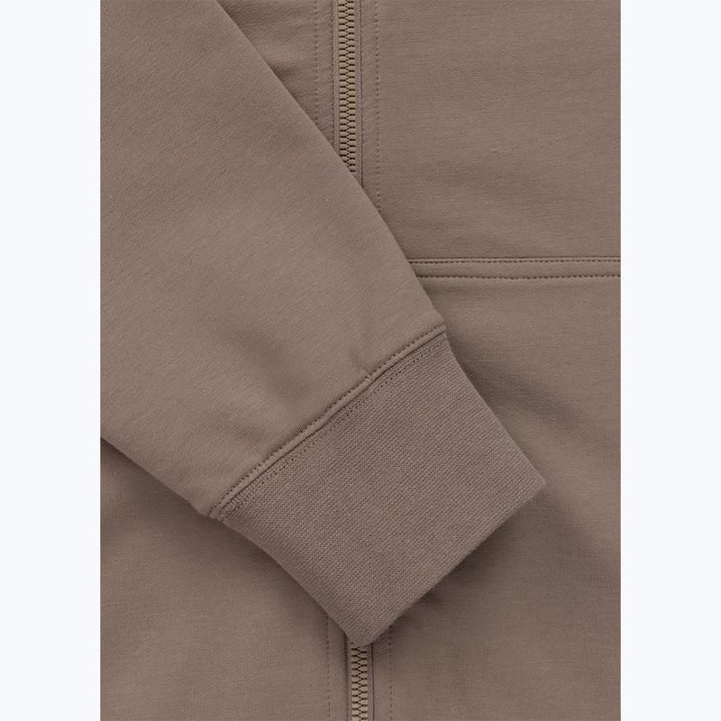 Herrenpullover Pitbull Nugget Small Logo Hooded Zip brown savana 8