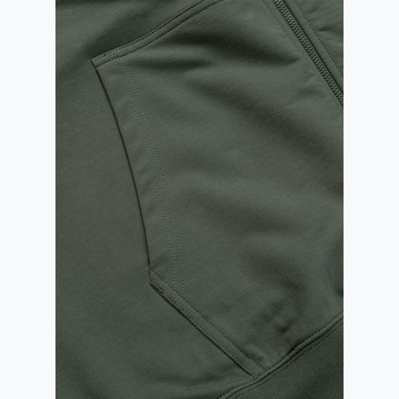 Herrenpullover Pitbull Nugget Small Logo Hooded Zip sage green 9