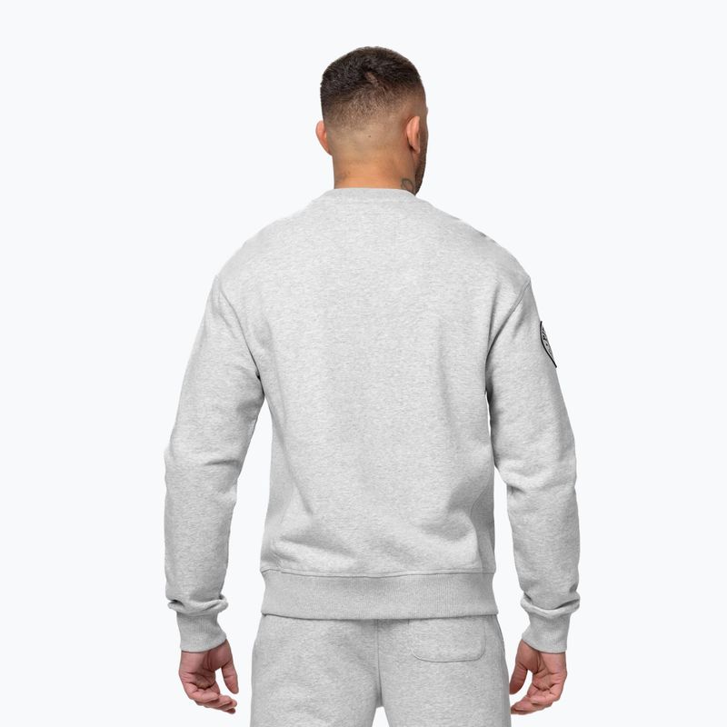 Herrenpullover Pitbull Badger Crewneck grey/melange 3