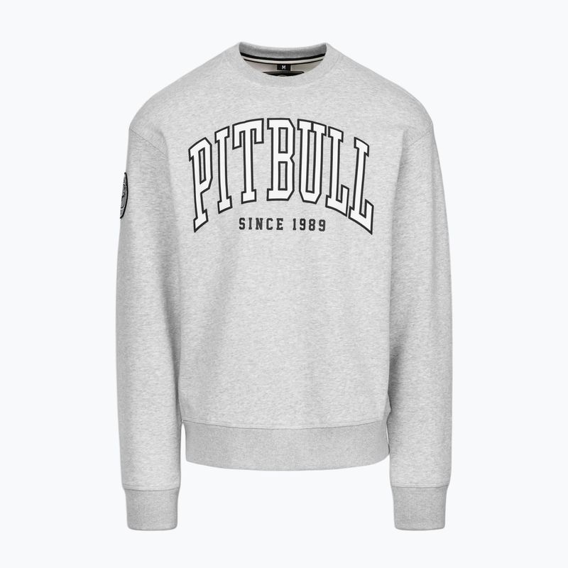Herrenpullover Pitbull Badger Crewneck grey/melange 5