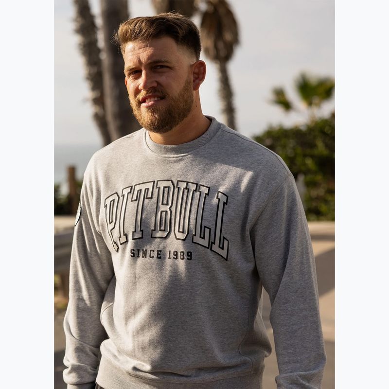 Herrenpullover Pitbull Badger Crewneck grey/melange 11