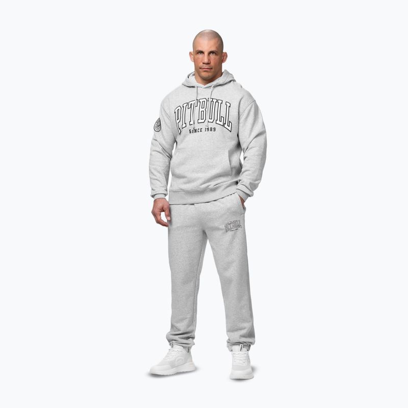 Herrenpullover Pitbull Badger Hooded grey/melange 2