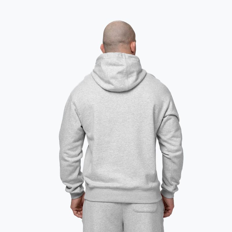 Herrenpullover Pitbull Badger Hooded grey/melange 3