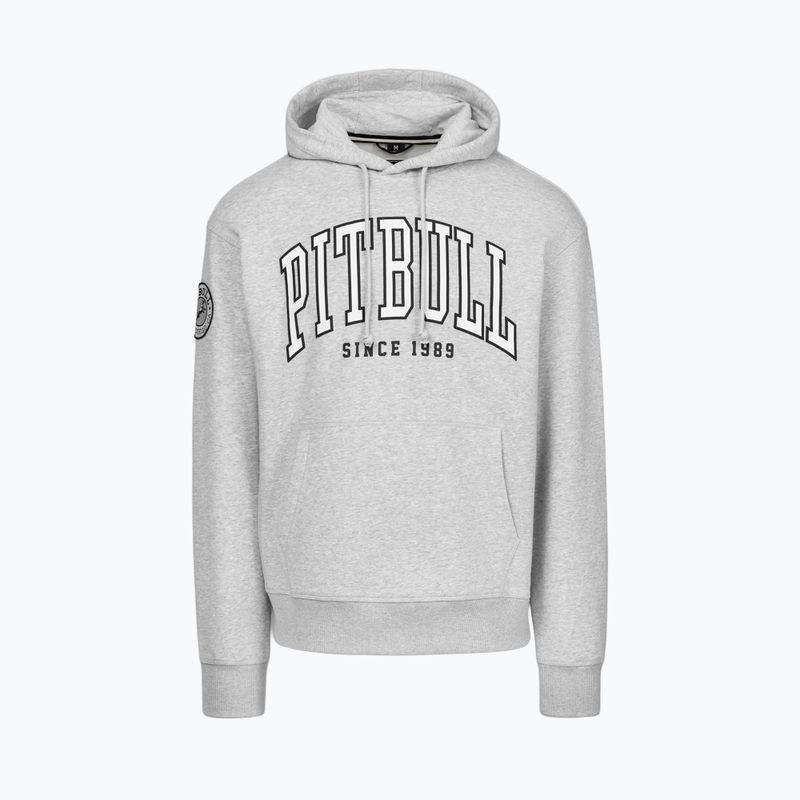 Herrenpullover Pitbull Badger Hooded grey/melange 4