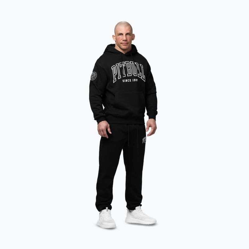 Herrenpullover Pitbull Badger Hooded black 2