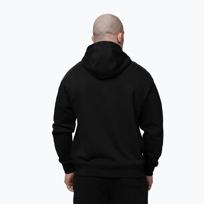Herrenpullover Pitbull Badger Hooded black 3