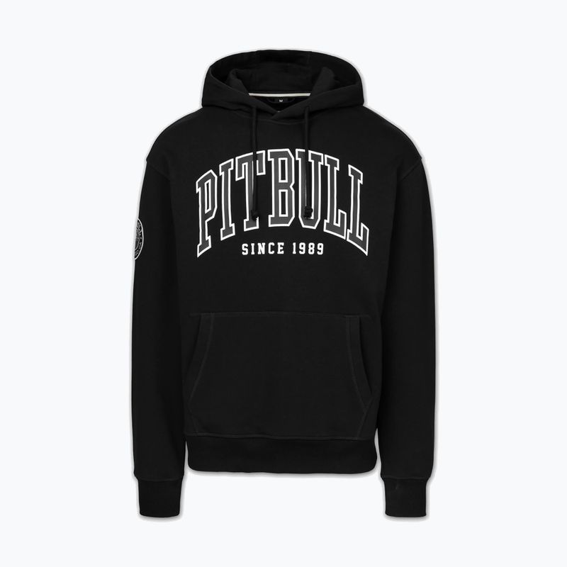 Herrenpullover Pitbull Badger Hooded black 4