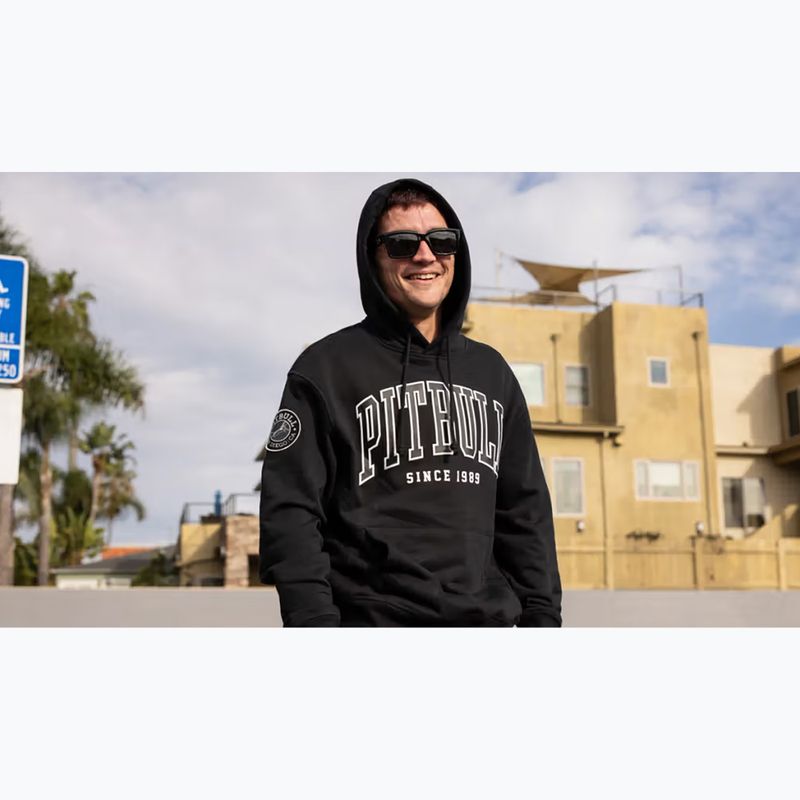 Herrenpullover Pitbull Badger Hooded black 12