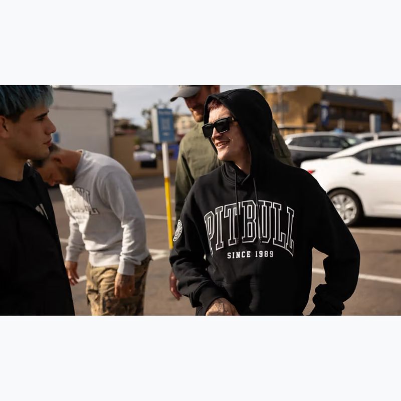Herrenpullover Pitbull Badger Hooded black 13