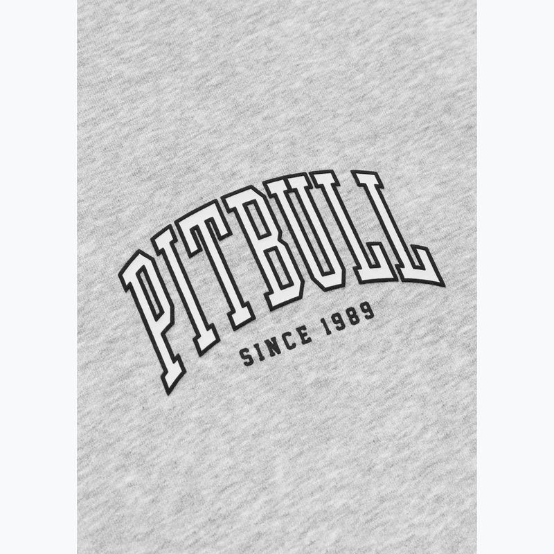 Herrenpullover Pitbull Badger Hooded Zip grey/melange 11