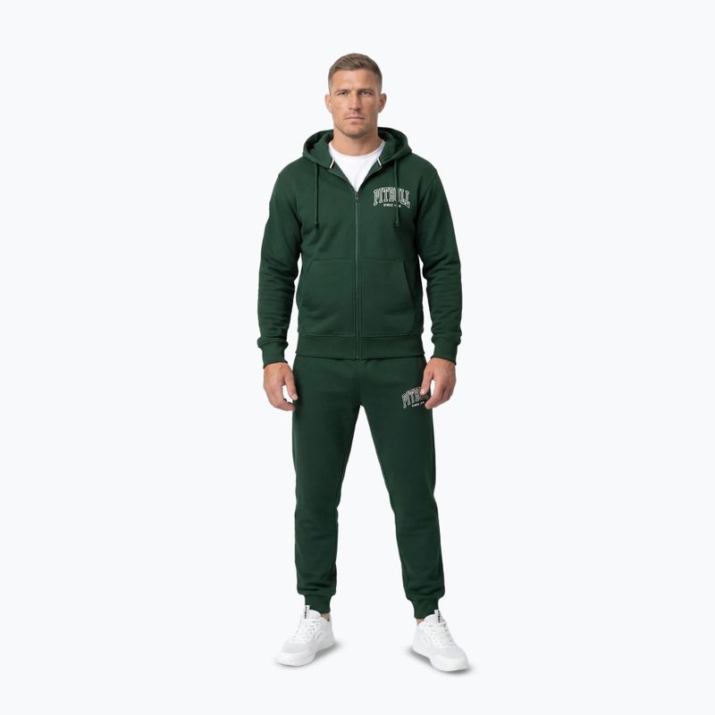 Herrenpullover Pitbull Badger Hooded Zip hunter/green 2