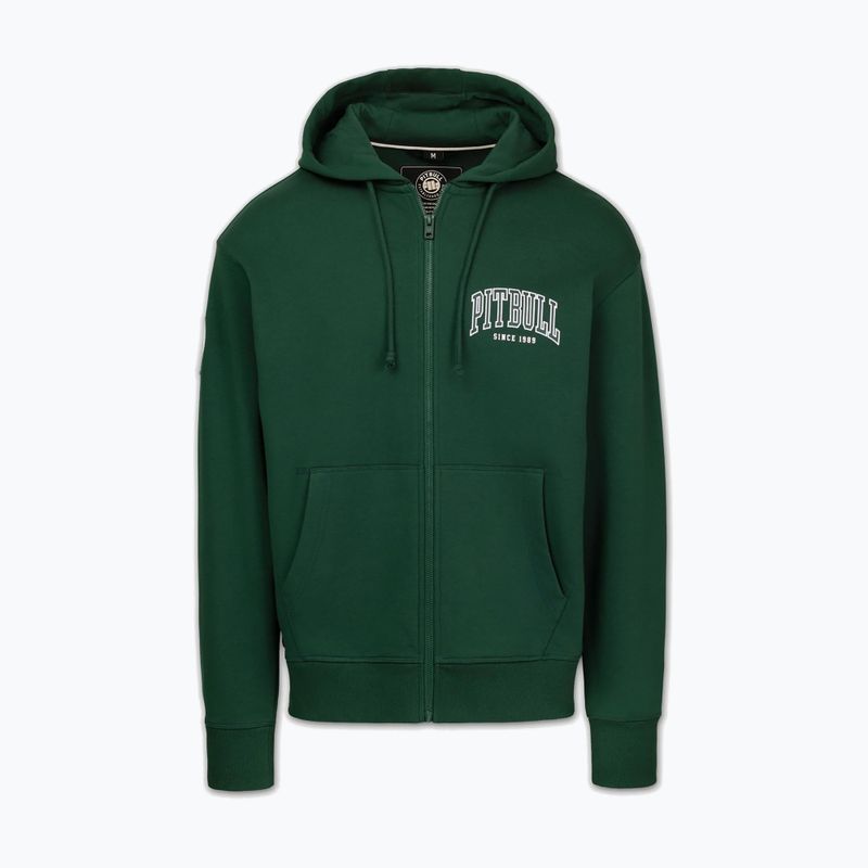 Herrenpullover Pitbull Badger Hooded Zip hunter/green 5