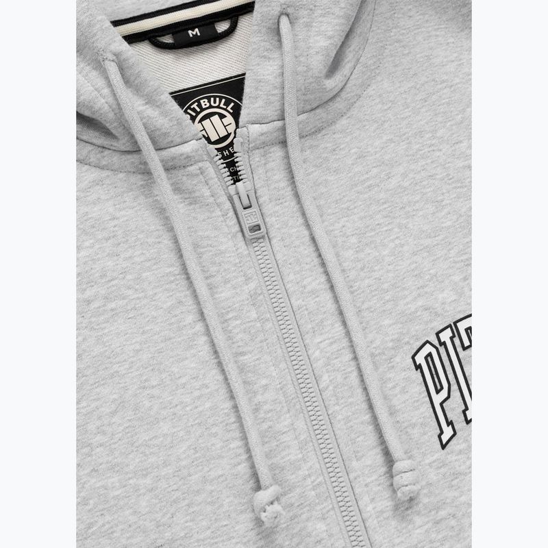 Herrenpullover Pitbull Badger Hooded Vest Zip grey/melange 8