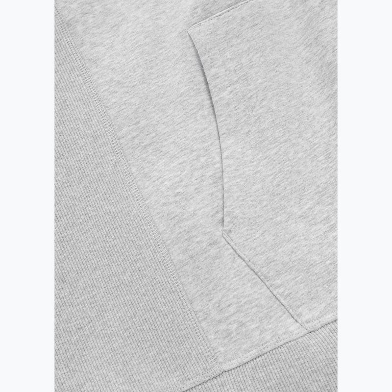 Herrenpullover Pitbull Badger Hooded Vest Zip grey/melange 9