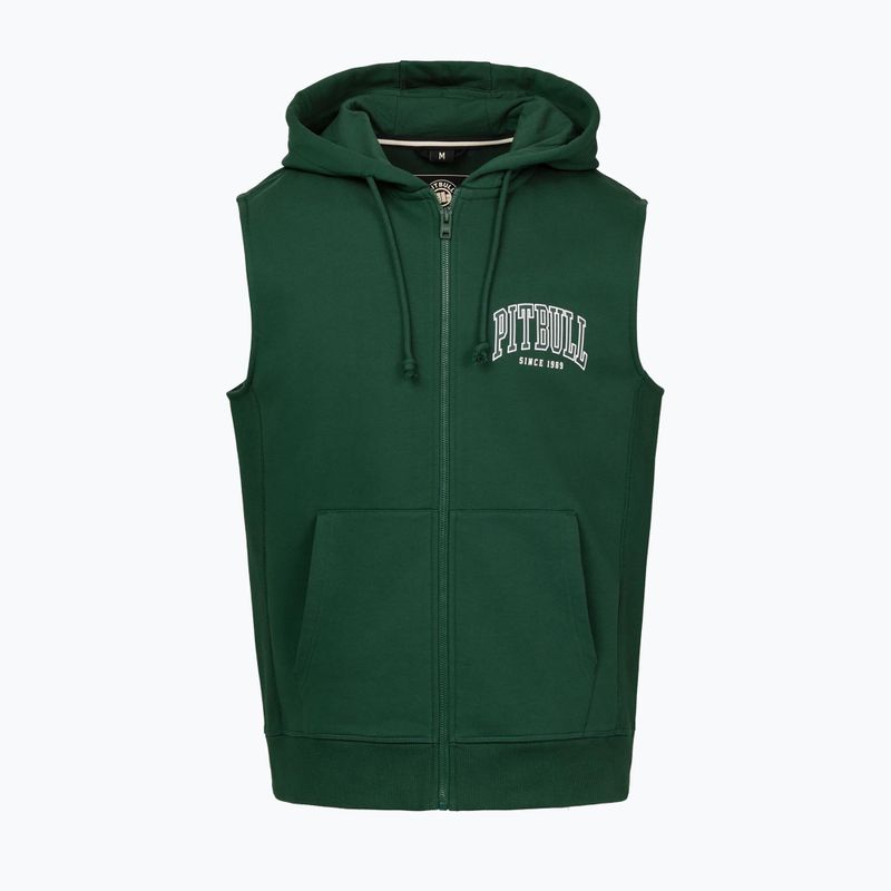 Herrenpullover Pitbull Badger Hooded Vest Zip hunter green 5