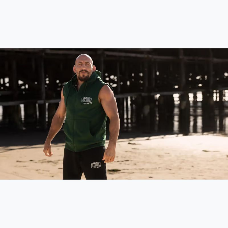 Herrenpullover Pitbull Badger Hooded Vest Zip hunter green 10