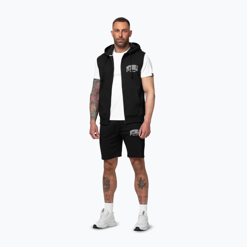 Herrenpullover Pitbull Badger Hooded Vest Zip black 2