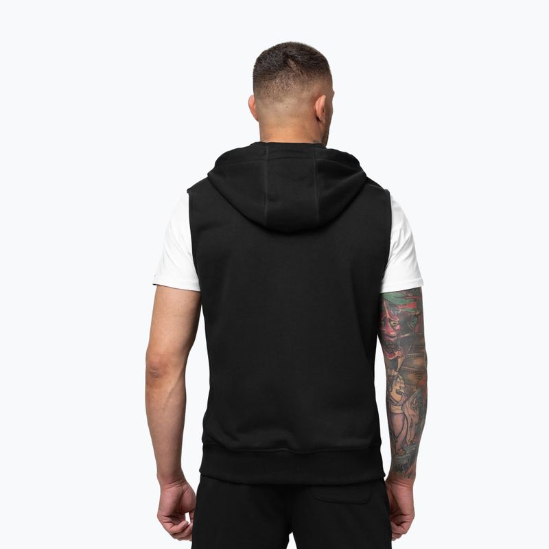 Herrenpullover Pitbull Badger Hooded Vest Zip black 3