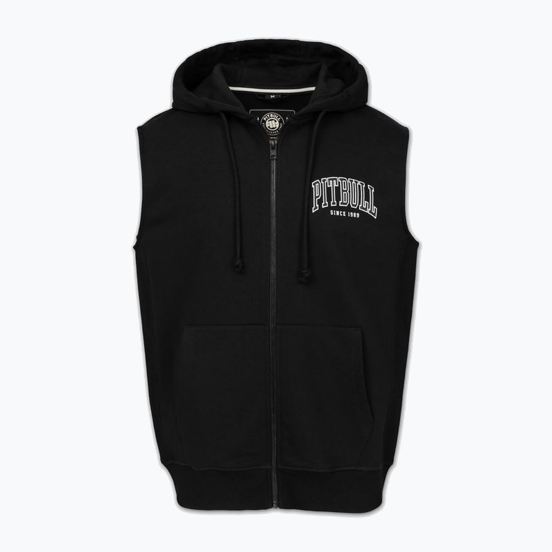 Herrenpullover Pitbull Badger Hooded Vest Zip black 5