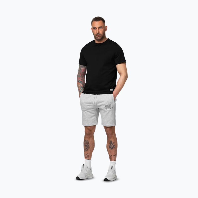 Herren-Shorts Pitbull Badger grey/melange 2