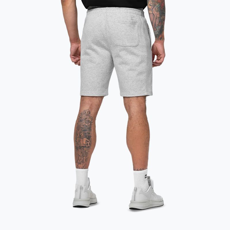 Herren-Shorts Pitbull Badger grey/melange 3