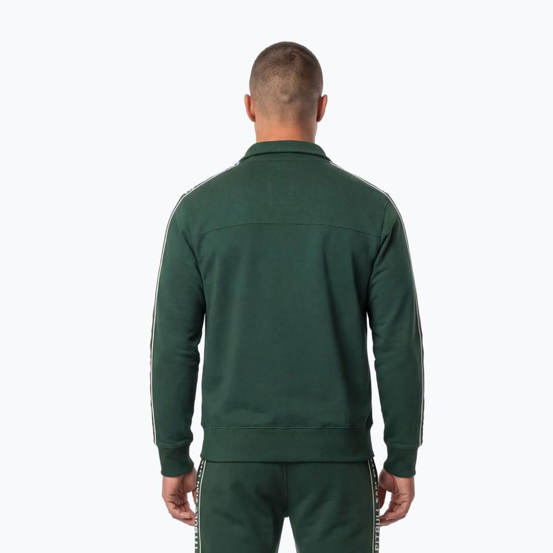 Herrenpullover Pitbull Nexus Track Jacket bottle green 3
