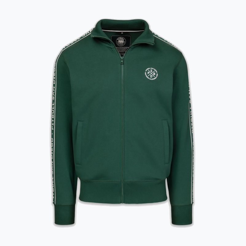 Herrenpullover Pitbull Nexus Track Jacket bottle green 5