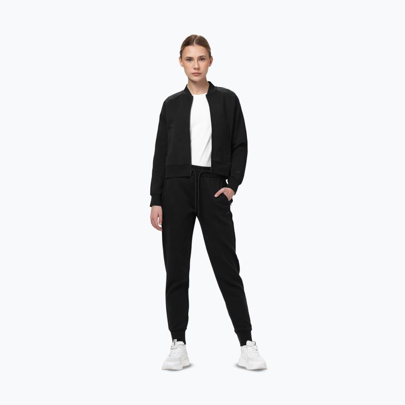 Damenpullover Pitbull Discovery Collar Zip Track Jacket black 2