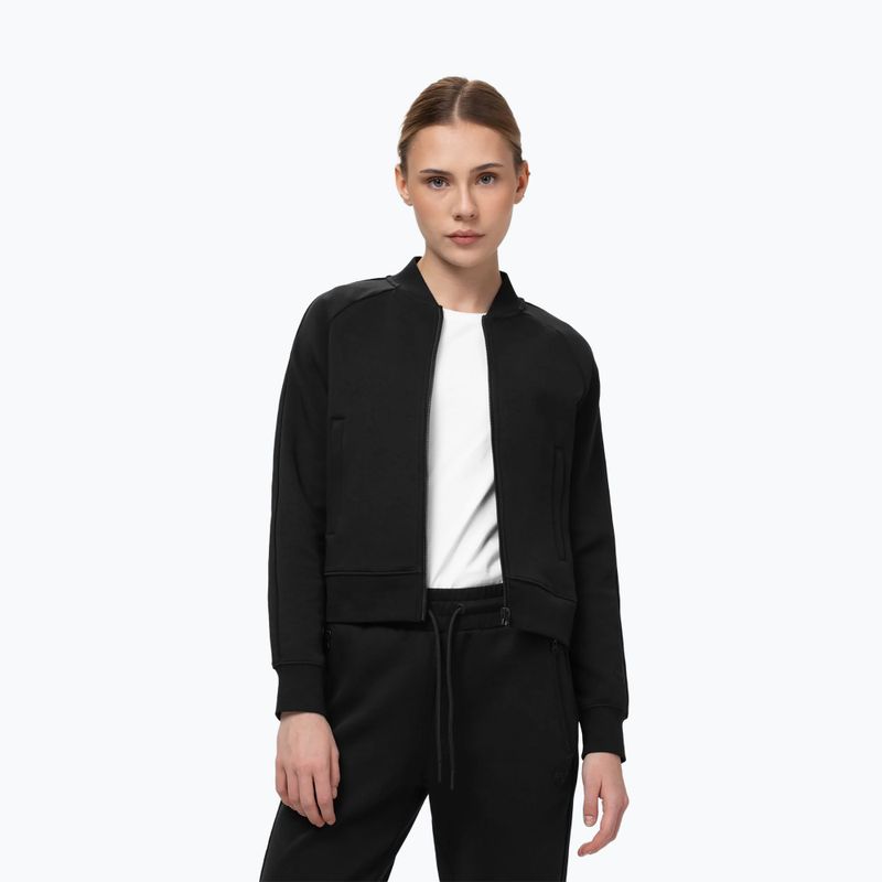Damenpullover Pitbull Discovery Collar Zip Track Jacket black 4