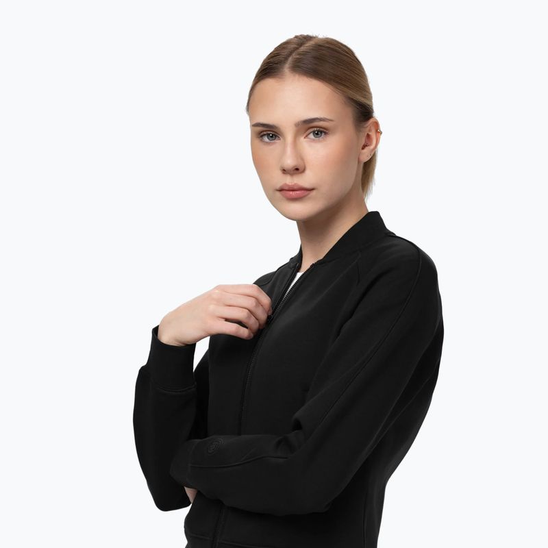Damenpullover Pitbull Discovery Collar Zip Track Jacket black 5