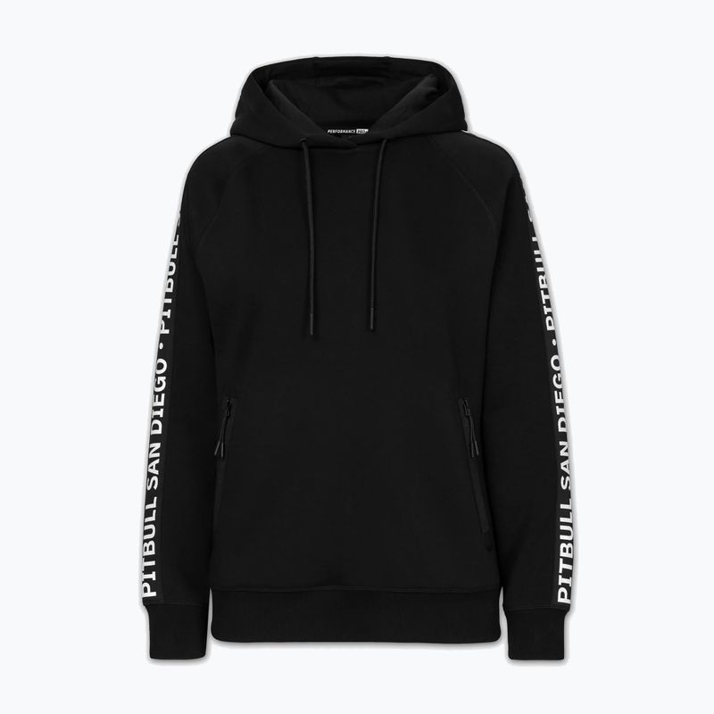 Damenpullover Pitbull Explory Tape Hooded black 4